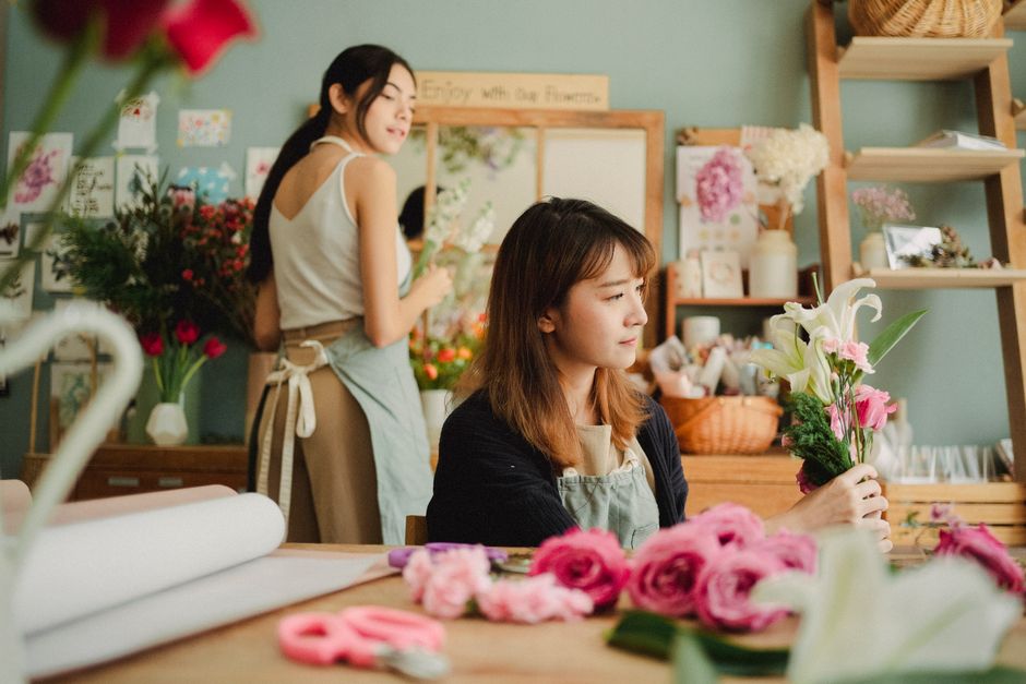 Izložba cvetličarne FLORIST s svežimi šopki